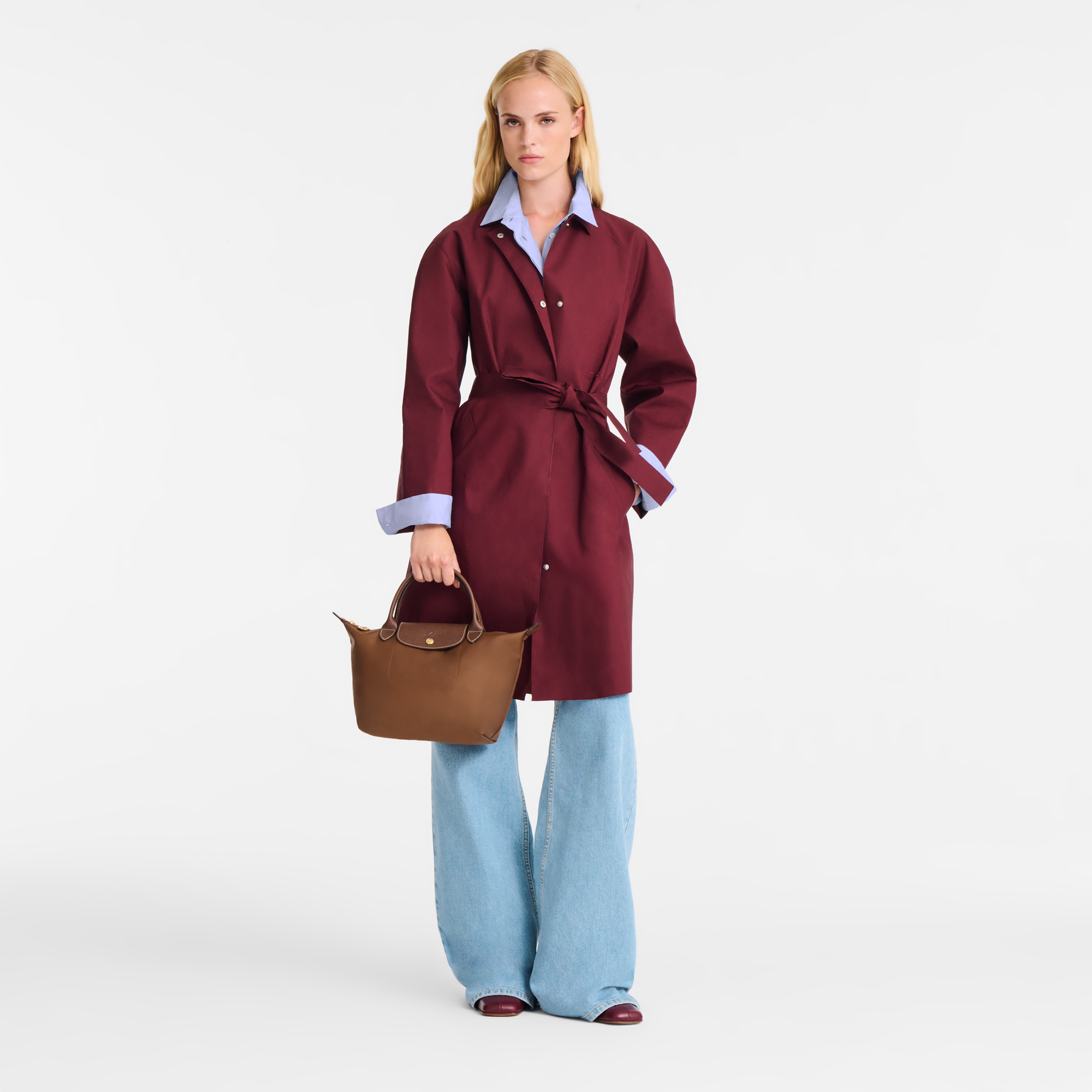 Le Pliage Original Borsa con manico S,  Cognac