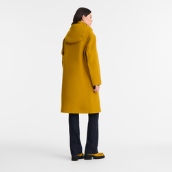 Duffle Coat , Nutmeg - Double-faced wool cloth