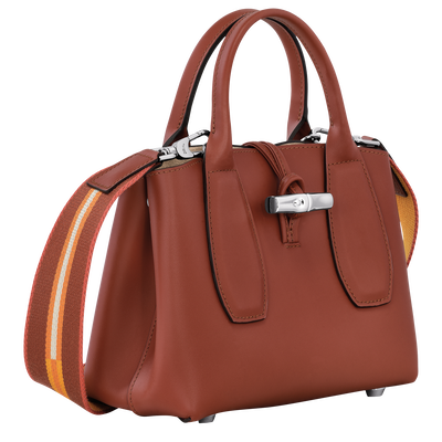 Le Roseau Handbag S, Mahogany