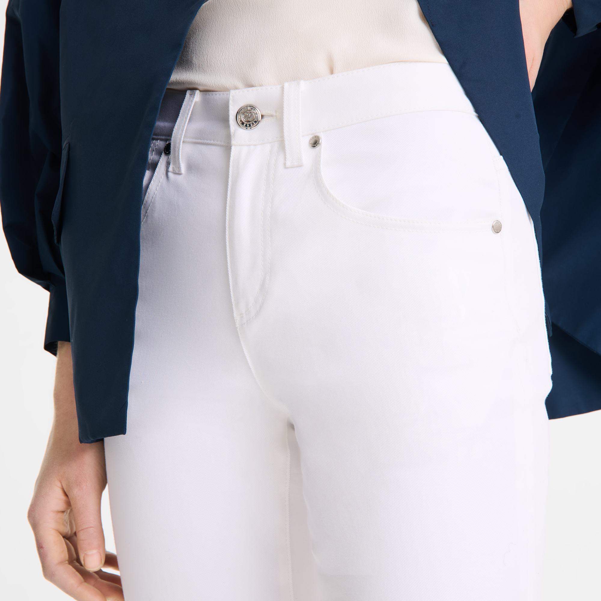 Trousers, White - View 5 of
6 - zoom in null Trousers, White
