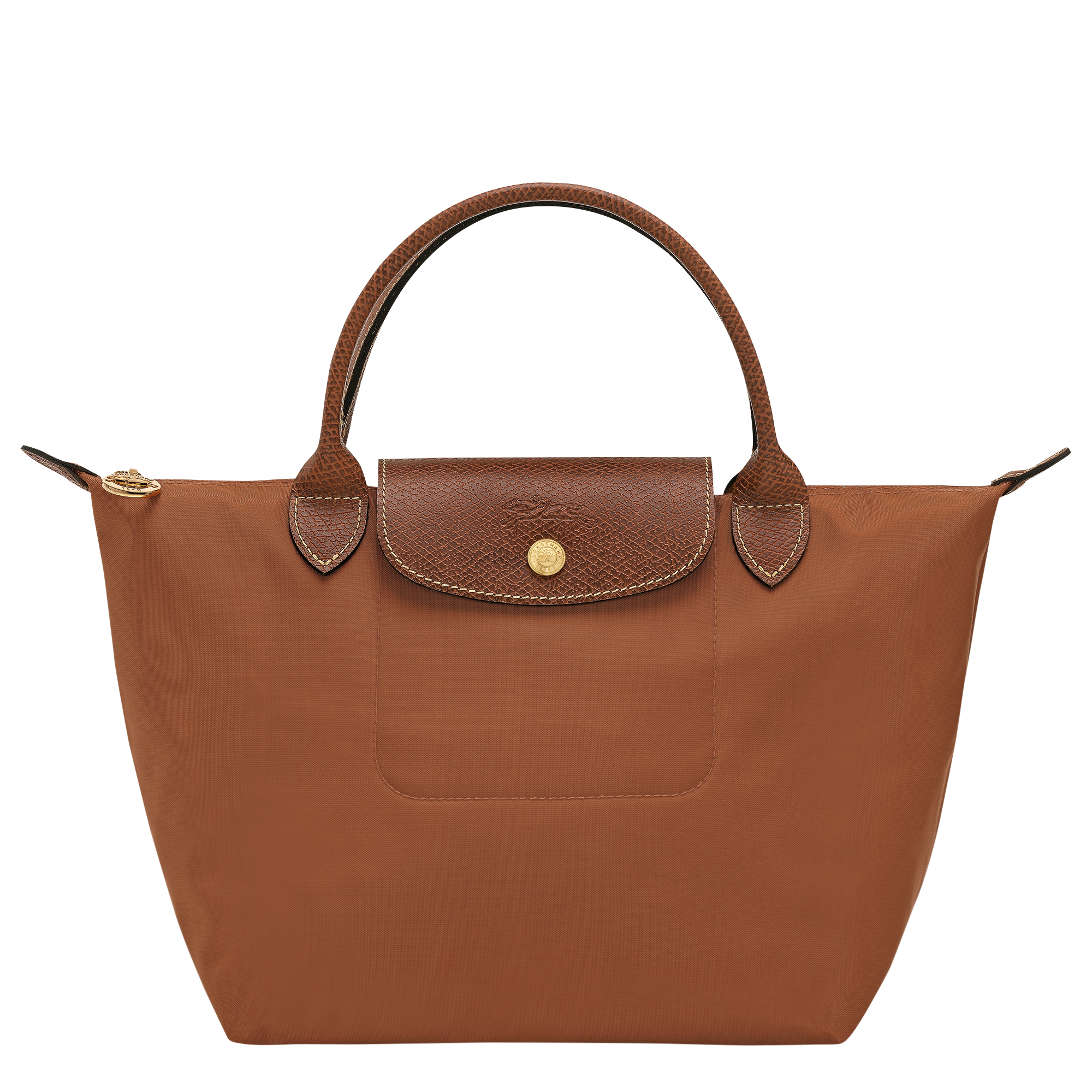 Le Pliage Original Sac &agrave; main S, Cognac