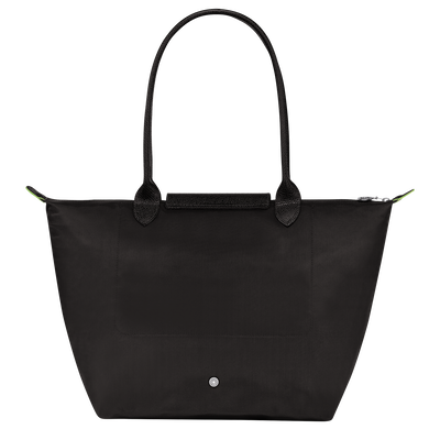 Le Pliage Green L Tote bag Black Recycled canvas Longchamp US