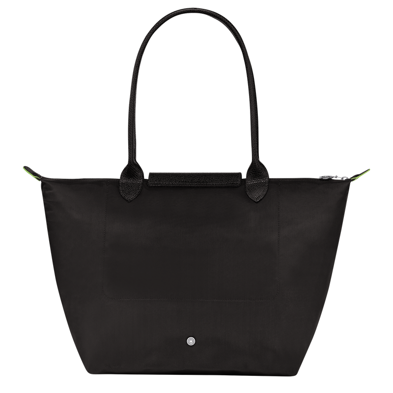 Le Pliage Green L Tote bag , Black - Recycled canvas  - View 4 of 6