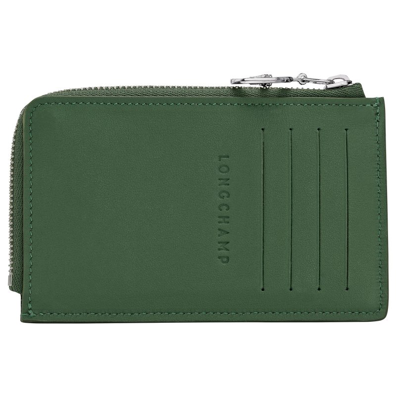 Karten-Etui Le Pliage Xtra , Leder - Englischgrün  - Ansicht 2 von 2