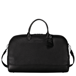 Le Foulonné L Travel bag , Black - Leather