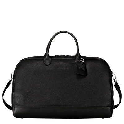 Le Foulonné Bolsa de viaje L , Cuero - Negro