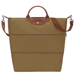 Le Pliage Original Travel bag expandable , Olive - Recycled canvas