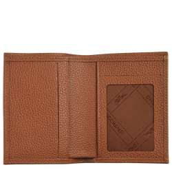 Le Foulonné Card holder , Caramel - Leather