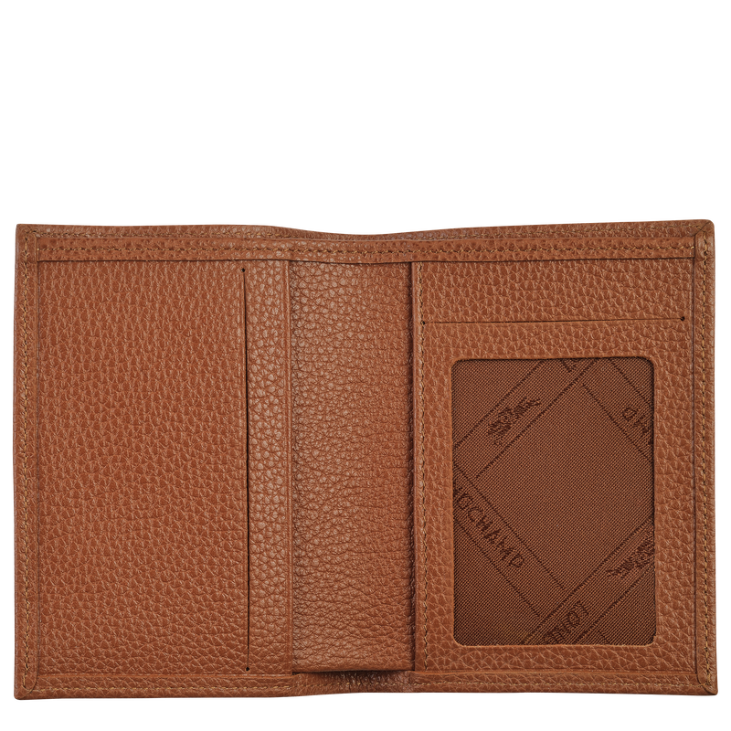 Le Foulonné Card holder , Caramel - Leather  - View 2 of  2