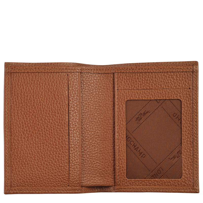 Le Foulonné Card holder , Caramel - Leather  - View 2 of 2