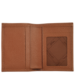 Le Foulonné Card holder , Caramel - Leather