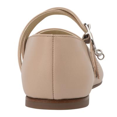 Le Foulonn&eacute; Ballerinas, Cream
