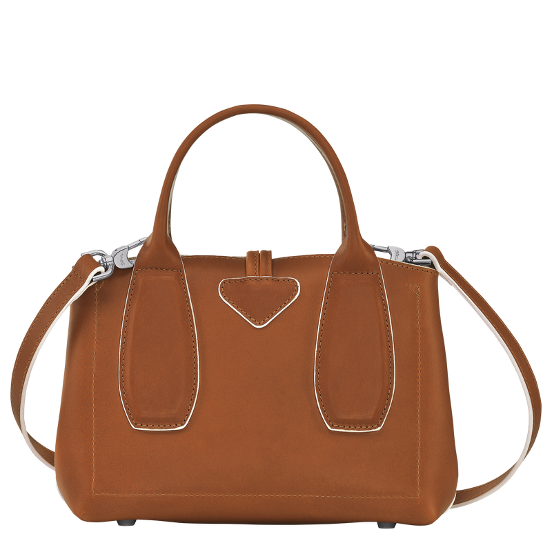 Roseau S Handbag Cognac - Leather (10095HQS504)