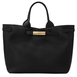 Le Smart L Tote bag , Black - Leather