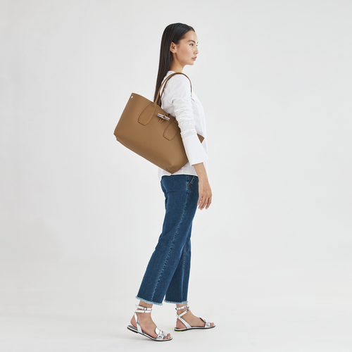 Le Roseau L Tote bag , Natural - Leather - View 2 of 6