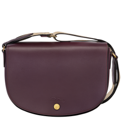 Épure M Crossbody bag , Eggplant - Leather