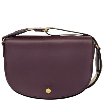 Épure Sac bandoulière M, Aubergine