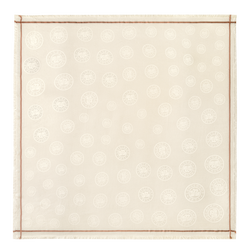 La Médaille Longchamp Shawl , Ivory - Cotton blend