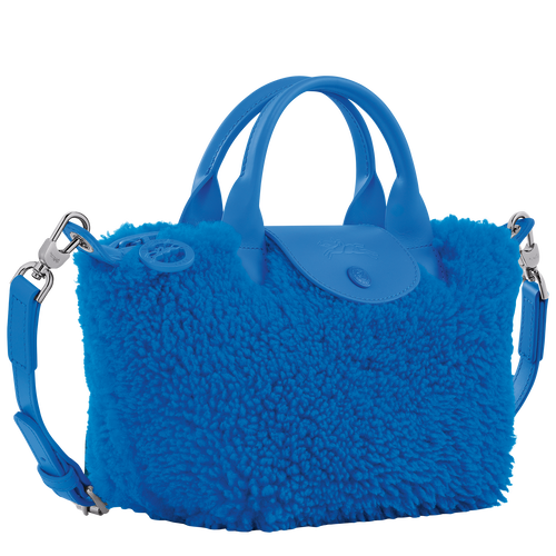 Le Pliage Xtra XS Handbag , Cobalt - Leather - View 3 of  4