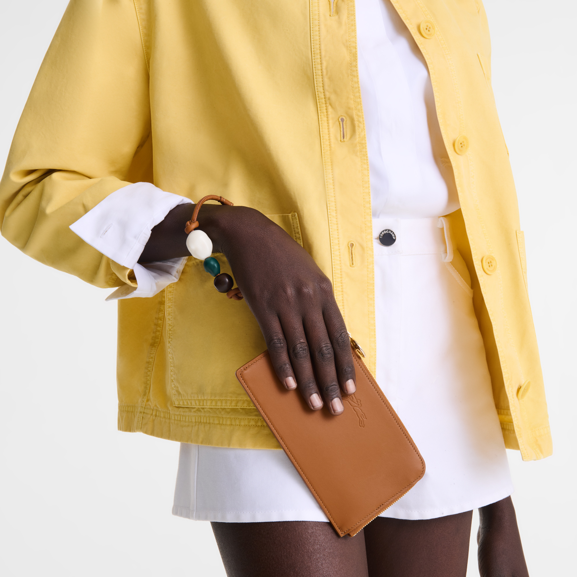 Pouch, Cashew - View 3 of
3 - zoom in Le Pliage Xtra Pouch, Cashew