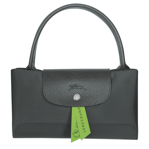 Handtasche M Le Pliage Green , Recyceltes Canvas - Graphitgrau - Ansicht 6 von 6