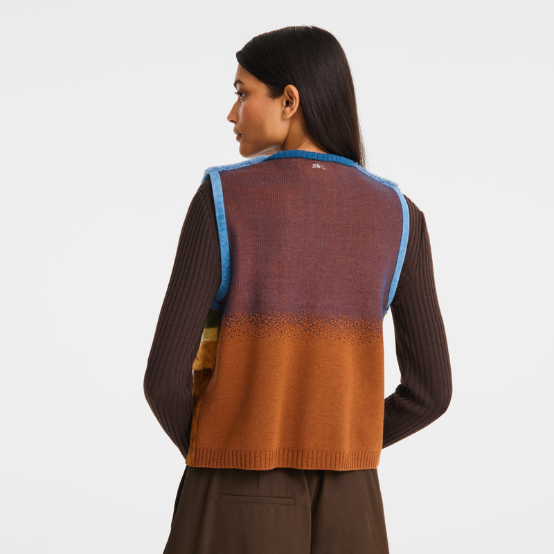 Top , Leder - Cognac  - Ansicht 6 von 7
