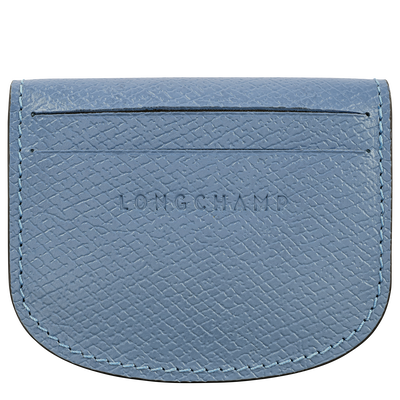 Épure Card holder , Slate - Leather