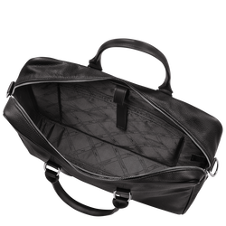 Le Foulonné Briefcase M, Black