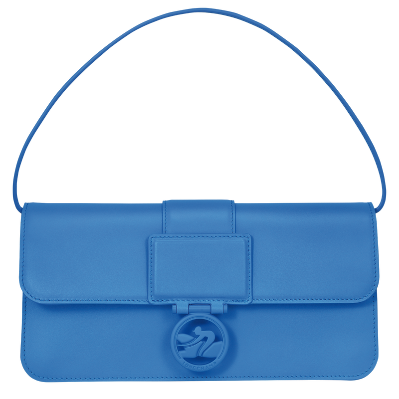 Box-Trot M Baguette bag , Cobalt - Leather  - View 1 of  6