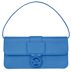 Baguette-Tasche M Box-Trot , Leder - Kobaltblau