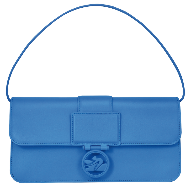 Baguette-Tasche M Box-Trot , Leder - Kobaltblau  - Ansicht 1 von 6