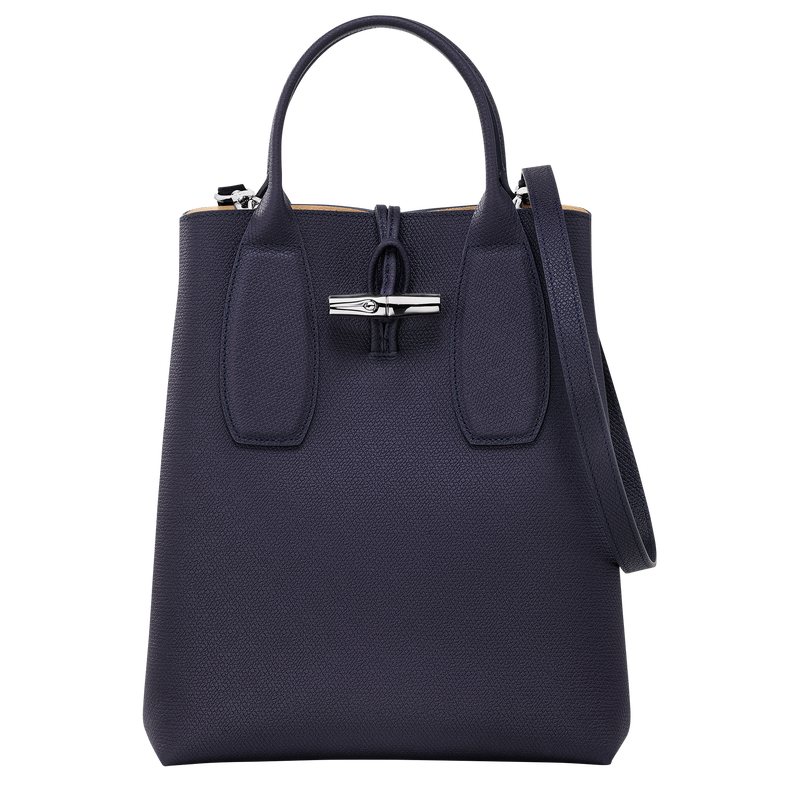 Le Roseau M Crossbody bag , Bilberry - Leather  - View 5 of  5
