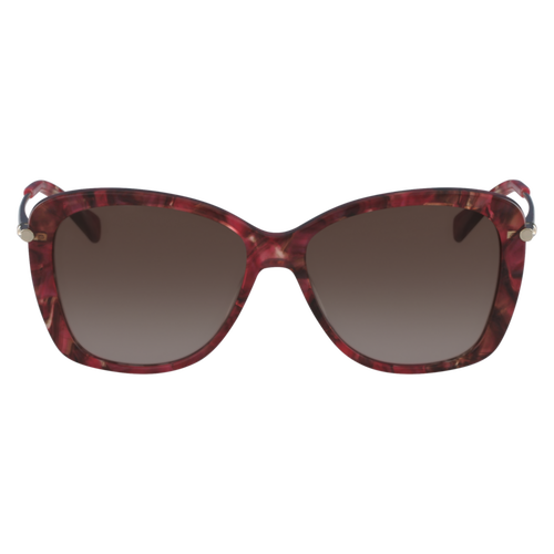 Zonnebrillen, Bruin Rood gemarmerd Zonnebrillen, Bruin Rood gemarmerd, hi-res