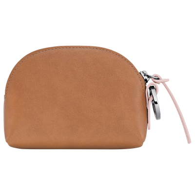 Portemonnaie Longchamp Pocket , Leder - Naturel
