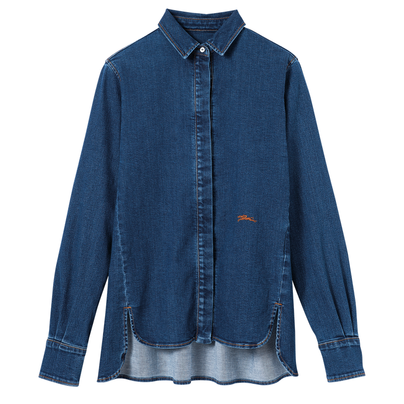 Camisa , Denim - Azul Baltico  - Vista 1 de 3