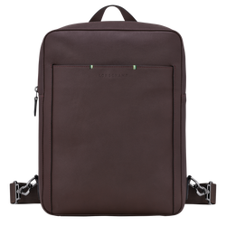 Longchamp sur Seine Backpack , Mocha - Leather