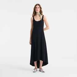 Dress , Black - Crepe