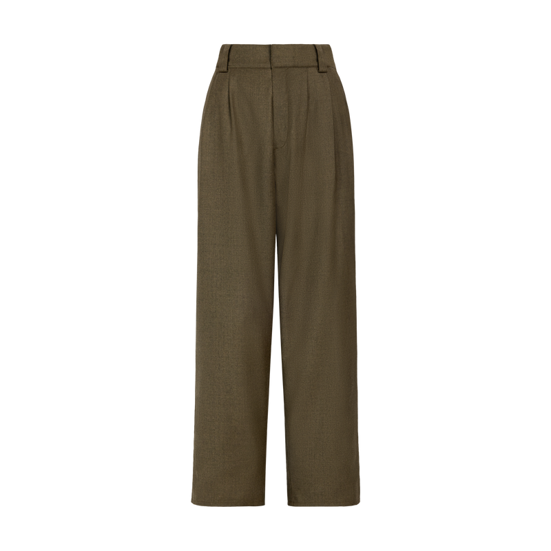 Trousers , Olive - Flannel  - View 1 of  3