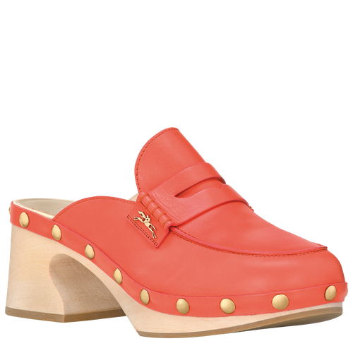 La Cigale Clogs , Strawberry - Leather - View 3 of 5