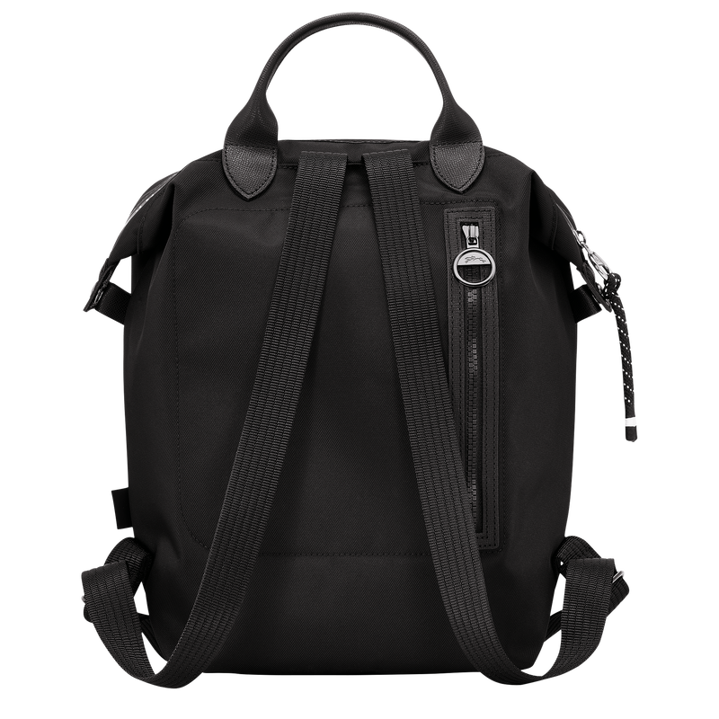 Sac &agrave; dos L Le Pliage Energy , Toile recycl&eacute;e - Noir  - Vue 4 de 5