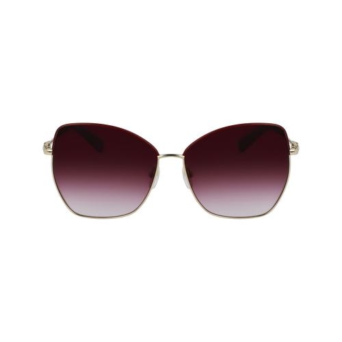 Spring-Summer 2021 Collection Sunglasses, Gold/Burgundy