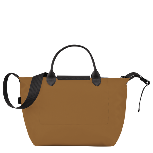 Borsa con manico L Le Pliage Energy , Tela riciclata - Tabacco - View 3 of  5