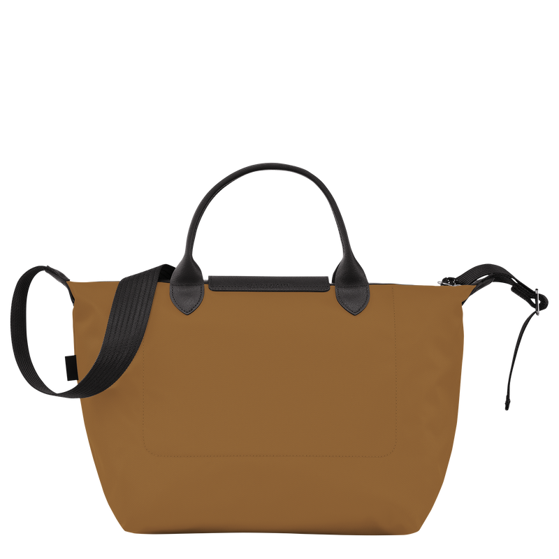Borsa con manico L Le Pliage Energy , Tela riciclata - Tabacco  - View 3 of  5