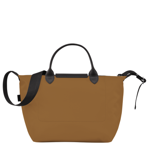 Le Pliage Energy L Handbag , Tobacco - Recycled canvas - View 3 of  5
