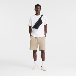 Le Pliage Energy M Belt bag , Black - Canvas