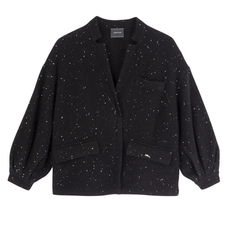 Giacca kimono , Maglia - Nero  - View 1 of  5