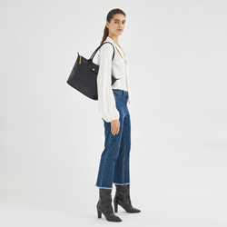 Le Pliage City 肩揹袋 M , 黑色 - 帆布
