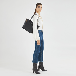 Le Pliage City L Tote bag Black - Canvas (L1899HYQ001)