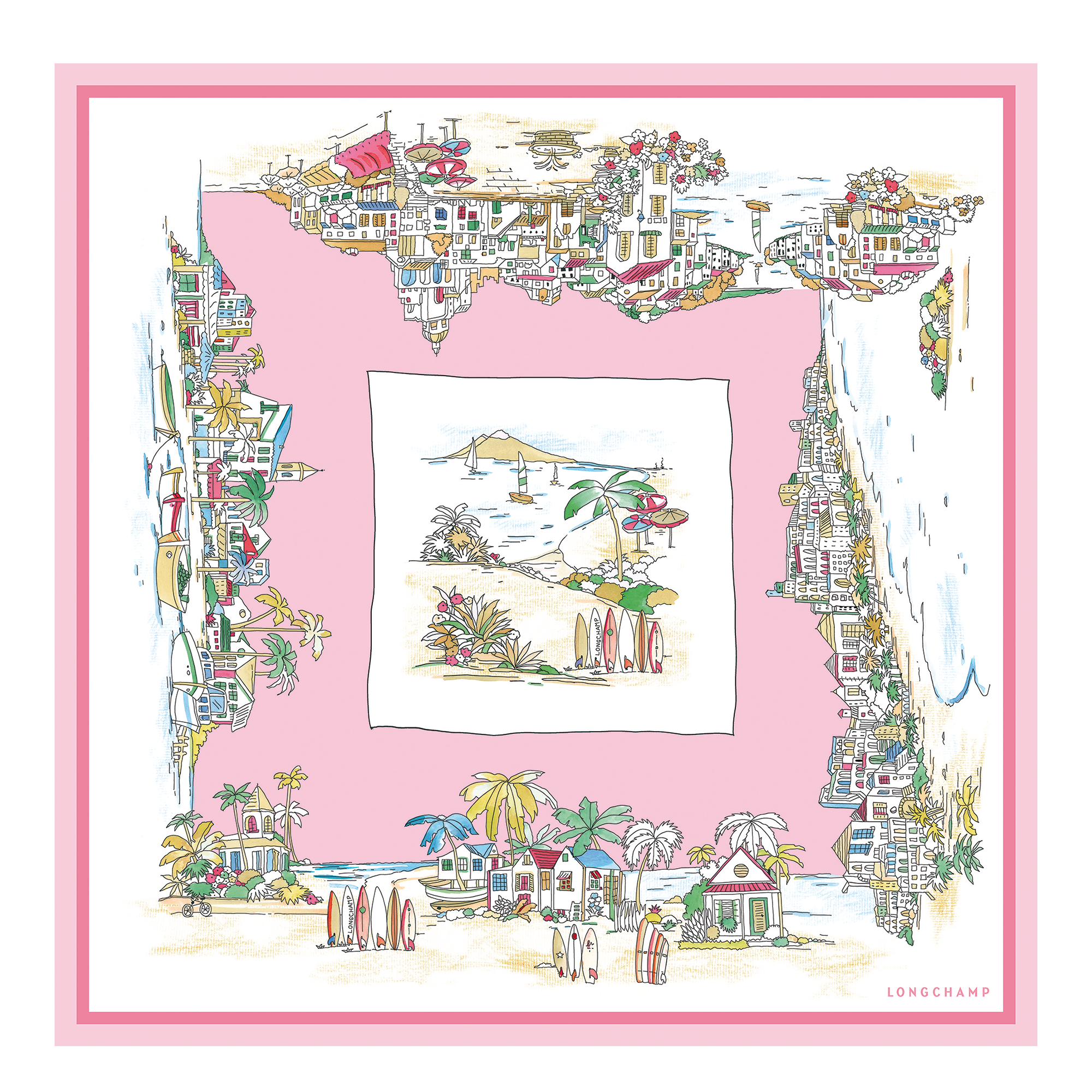 Vivement l'Et&eacute; シルクスカーフ70, バレリーナ