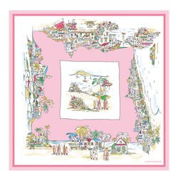 Vivement l'Et&eacute; Silk scarf 70 , Ballerina - Silk